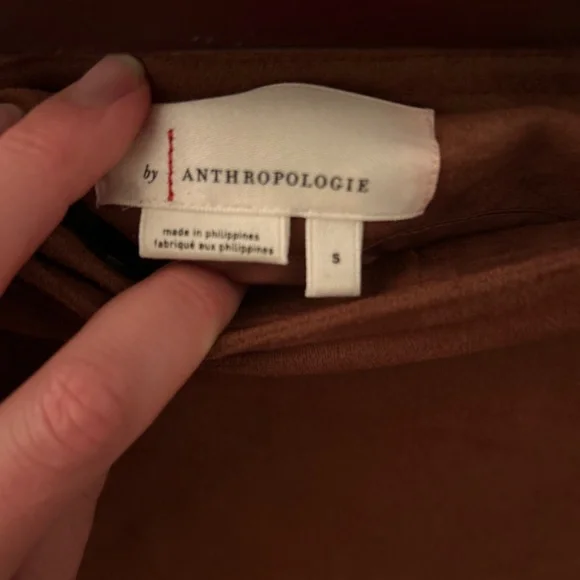 Suede Anthropologie midi skirt - Picture 3 of 4